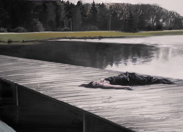 o.t. black silenceii 5 tlg. je50x70cm